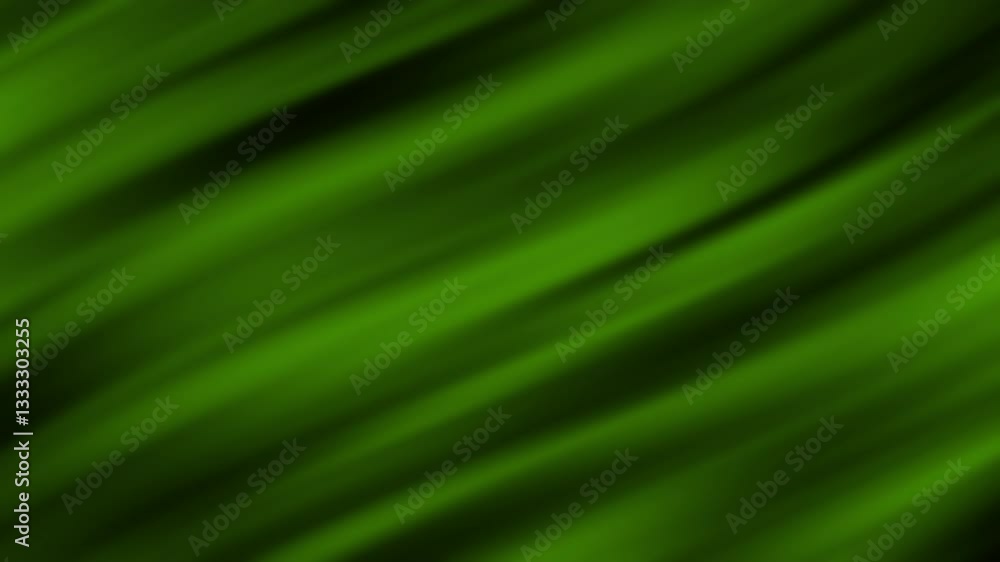 Poster A vibrant green abstract design featuring smooth, flowing gradients that create a sense of motion and tranquility.