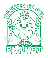 Be Kind to Our Planet Design 