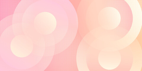 abstract background.modern.minimalist.pink and yellow gradations.circle effect.memphis.trendy .eps 10. vector illustration modern
