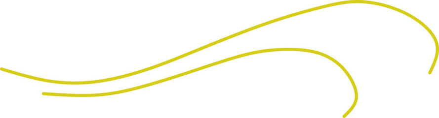 Decorative Wavy Line Element Set