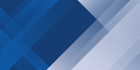 Abstract bacgkround blue and white gradient. Modern blue abstract rectangle box lines background for presentation design, banner, brocure, and business card