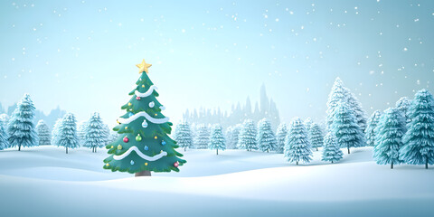 Fototapeta premium christmas, tree, holiday, decoration, gift, christmas tree, xmas, celebration, star, winter, fir, snow, present, new year, year, ball, new, vector, box, illustration, season, ornament, green, merry, d