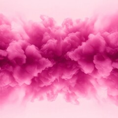 Abstract pink ink cloud, swirling in water. Bold color explosion, dynamic smoke effect, artistic background.

