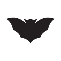 flying bat logo design flapping wings
