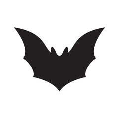 flying bat logo design flapping wings