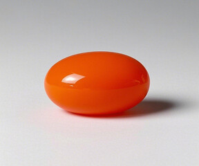 Orange Oval Shape Element