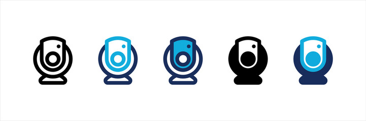 Webcam Multi Style Icon Set