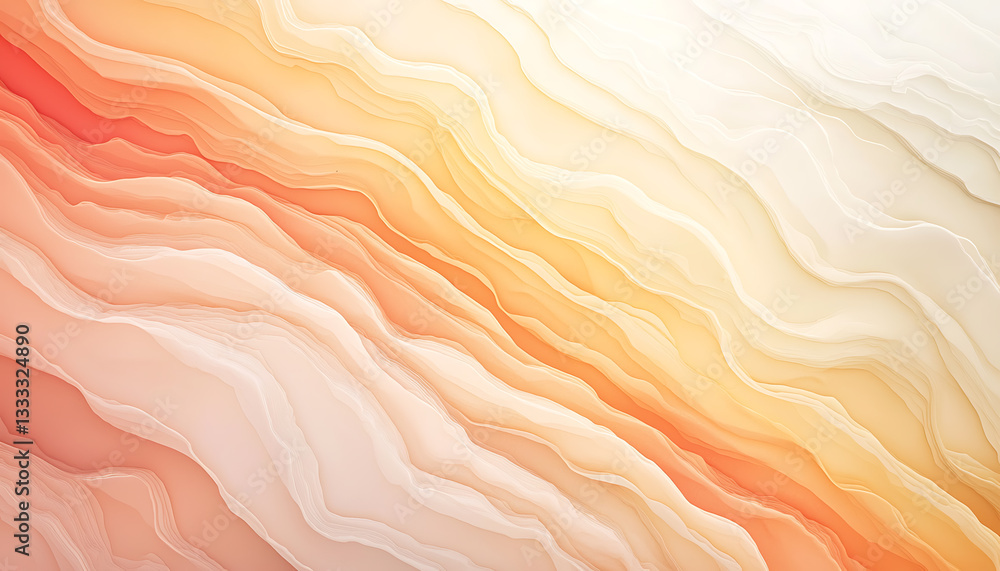 Poster flowing abstract patterns digital artwork vibrant colors soft environment artistic viewpoint modern 
