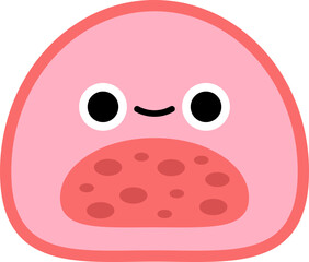 Cute Mochi Illustration Element Set