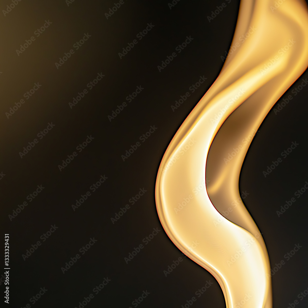 Poster dynamic flowing light pattern artistic studio abstract image dark background close-up view visual co