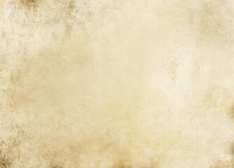 Old yellow stained grunge paper or parchment texture.
