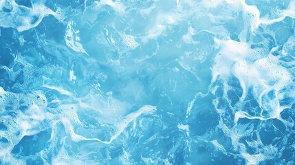 Obraz premium Serene Blue Water Background with Gentle Waves for Calm Atmosphere