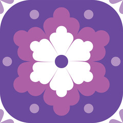 Abstract Geometric Patterns in Shades of Purple – Modern Vector Background