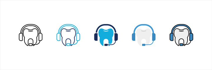 Customer Support Multi Style Icon Set
