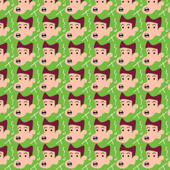 seamless pattern with cats