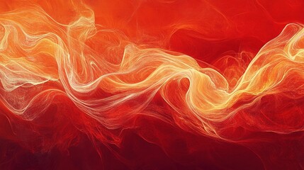 Fototapeta premium Abstract Red Waves Background with Dynamic Flow and Texture