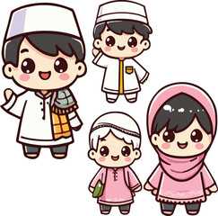 muslim kids character