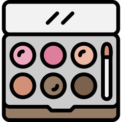 palette filled outline icon