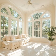 Sunlit Luxury Home Conservatory.