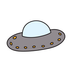 kawaii planet dooles element isolated on white background