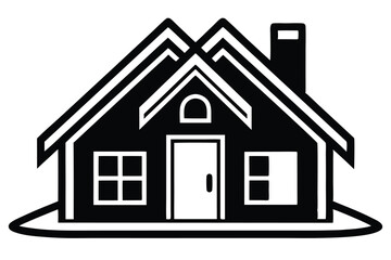 Web Home Icon Set Flat House Symbols for Websites & Apps