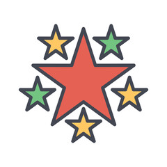 Fototapeta premium Star Vector Icon