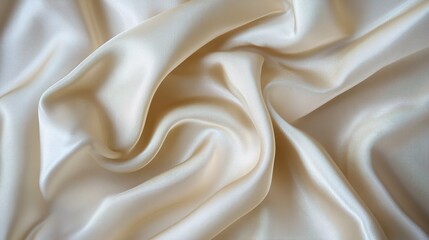 Obraz premium Luxurious Golden Silk Fabric Background for Elegant Designs