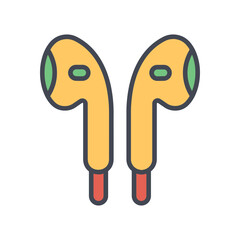 Earbuds Vector Icon