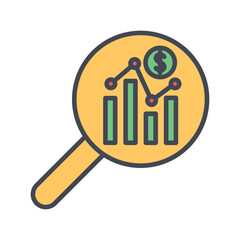 Market Research Vector Icon