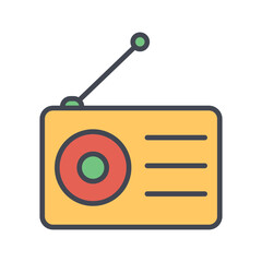 Radio Vector Icon