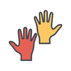 Gloves Vector Icon
