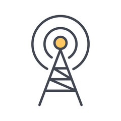 Naklejka premium Radio Station Vector Icon