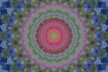 A Hand Drawn Intricate Mandala Art A Kaleidoscope of Colors and Geometric Harmony