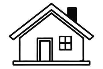 Web Home Icon Set Flat House Symbols for Websites & Apps