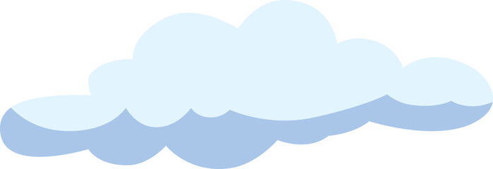 Cartoon Cloud Vector  Illustration
