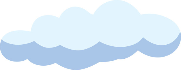 Cartoon Cloud Vector  Illustration