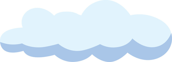 Cartoon Cloud Vector  Illustration