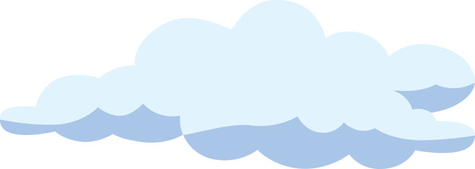 Cartoon Cloud Vector  Illustration
