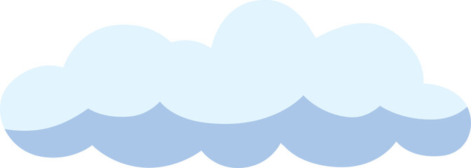 Cartoon Cloud Vector  Illustration