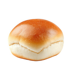 Freshly baked golden bread roll with soft texture