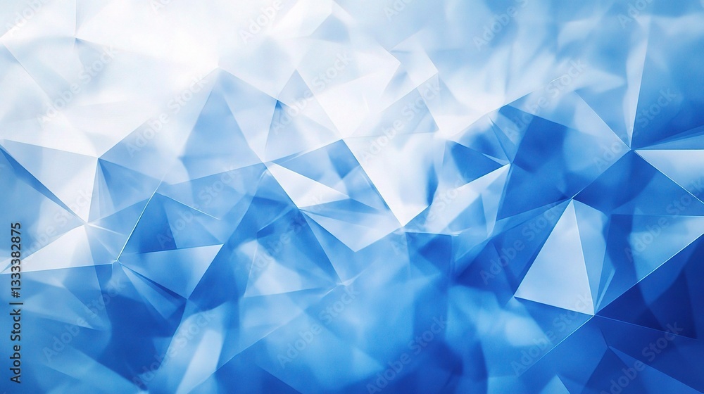 Poster abstract blue geometric background with diagonal overlay pattern