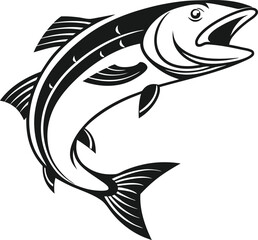 vector illustration of a fish
