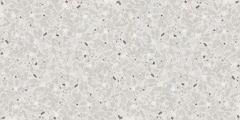 A light terrazzo texture with multicolored small specks, including orange, black, and blue.