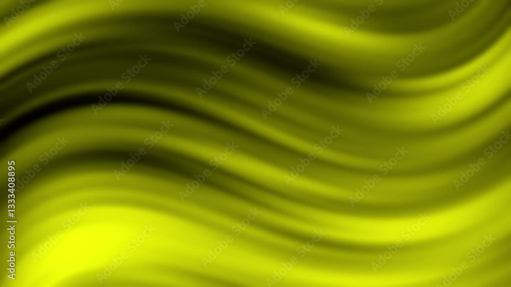 Poster a smooth, flowing gradient of green shades, creating a wavy, abstract background with a calming effe
