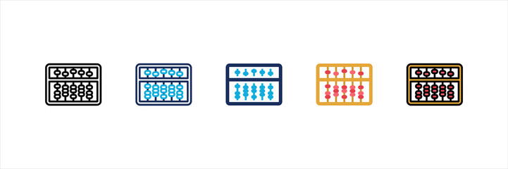 Abacus Multi Style Icon Set