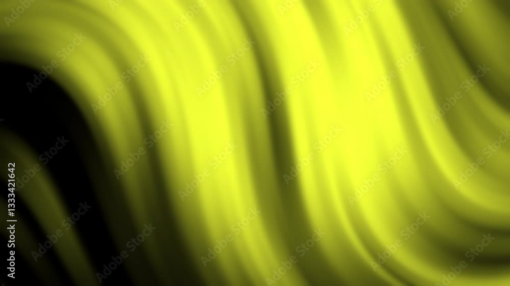 Poster a smooth, wavy pattern in varying shades of green creates an abstract and dynamic visual effect.
