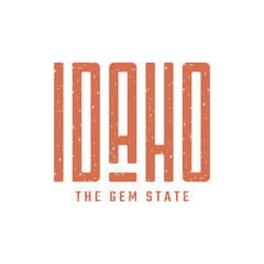 Idaho Design Typography