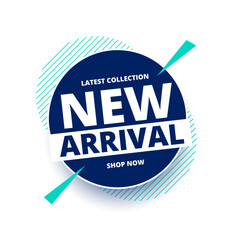 fresh and new arrival background for retail and web promotion