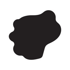 abstract blobs black for background	