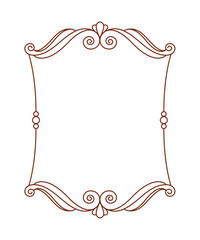 1115.eps   decorative frame with floral ornament